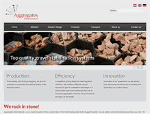 Tablet Screenshot of aggregates-international.com